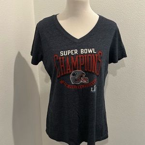 NFL New England Patriots navy blue superbowl champion t-shirt size large